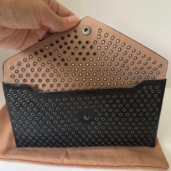 Alaïa Studded Leather Envelope Clutch Pochette Hand Bag - Picture 6 of 9